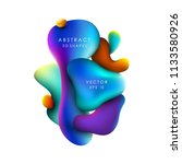 abstract vector trendy... | Shutterstock .eps vector #1133580926