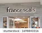 Small photo of Tysons Corner, Virginia, USA- January 14, 2020: The Francesca's storefront sign in Tysons Corner Center, Virginia, USA. Francesca's specializes in women's clothing, accessories, and gifts.