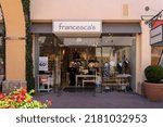 Small photo of Newport Beach, CA, USA - July 10, 2022: A Francesca's store at a shopping mall in Newport Beach, CA, USA. Francesca's is a Women’s boutique chain.