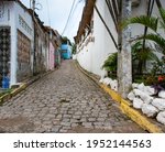 Cobbled Alley Uphill In The...