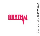 rhythm script and rhythm curve... | Shutterstock .eps vector #1845753466