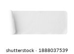 blank white paper sticker label ... | Shutterstock . vector #1888037539