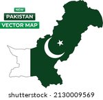 new official pakistan map... | Shutterstock .eps vector #2130009569