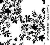 flora pattern seamless. | Shutterstock .eps vector #421149949