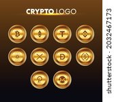 Cryptocurrency Logo Set  ...