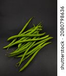 Photo of a pile of green beans...