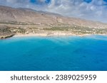 Small photo of Argilos Beach is surrounded by clay and therefore is popular for natural spa, Xerokampos Lasithi Crete Greece
