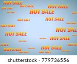 hot sale. banner for the store... | Shutterstock .eps vector #779736556