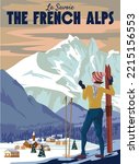 The French Alps Ski Resort...