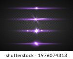 purple horizontal lens flares... | Shutterstock .eps vector #1976074313