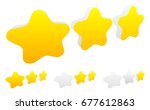star  star rating to use as... | Shutterstock . vector #677612863