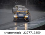 Small photo of Dunfermline, Fife - August 12th 2023: Sam Osborne #77 Driving For NAPA Racing UK Free Practice 1 For The British Touring Car Championship BTCC Knockhill Circuit Scotland 2023