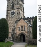 Town church in Repton, Derbyshire, UK
