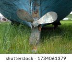 Three Bladed Propeller On A Boat