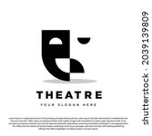 Theatre Mask Drama Logo Design...
