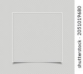 blank photo frames with shadow... | Shutterstock .eps vector #2051019680