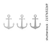 nautical anchor set isolated... | Shutterstock .eps vector #2157652269