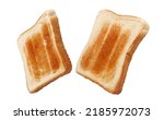 Two delicious toasted bread...