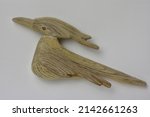 Wooden Bird Peewit Made Of The...
