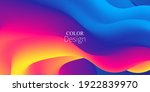 fluid flow background. fluid... | Shutterstock .eps vector #1922839970