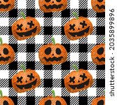 halloween seamless. halloween... | Shutterstock .eps vector #2035899896