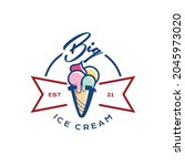 Ice Cream Emblem  Big Ice Cream ...