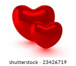 two red hearts | Shutterstock . vector #23426719