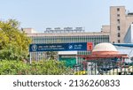 Small photo of New Delhi - 15 Mar, 2022 - All India Institute Of Medical Science college and hospital (AIIMS) building and signage