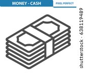 money   cash icon. professional ... | Shutterstock .eps vector #638119489