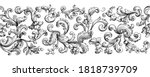 vintage baroque floral seamless ... | Shutterstock .eps vector #1818739709