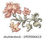 rose peony carnation flower... | Shutterstock .eps vector #1905006613