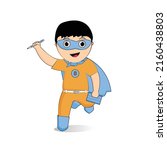 vector illustration of a boy... | Shutterstock .eps vector #2160438803