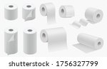 toilet paper roll. vector... | Shutterstock .eps vector #1756327799