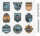 mountain adventure logo.... | Shutterstock .eps vector #1810702336