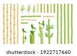 straight curved bamboo stick... | Shutterstock .eps vector #1922717660