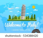 Welcome To Italy Poster With...