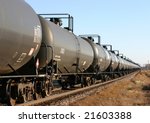 Unit Train Of Ethanol Tank Cars