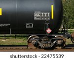 Closeup Of Railroad Ethanol...
