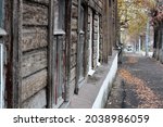 Street In An Old City With...