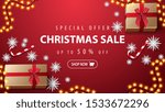 special offer  christmas sale ... | Shutterstock .eps vector #1533672296
