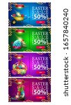 easter sale  large set bright... | Shutterstock .eps vector #1657840240
