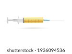 syringe for injections or... | Shutterstock .eps vector #1936094536