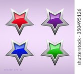 violet  star vector icon | Shutterstock .eps vector #350495126