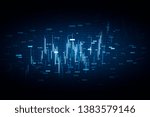 creative glowing blue forex... | Shutterstock . vector #1383579146