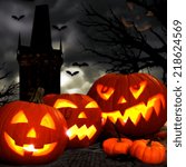 Halloween Jack O Lanterns With...