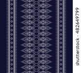 geometric ethnic pattern design ... | Shutterstock .eps vector #482649799