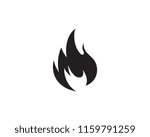 fire flame vector illustration... | Shutterstock .eps vector #1159791259