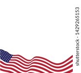 flag american vector icon... | Shutterstock .eps vector #1429265153