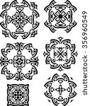 tribal tattoo design raster... | Shutterstock . vector #356960549