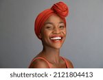 Portrait Of Cheerful African...